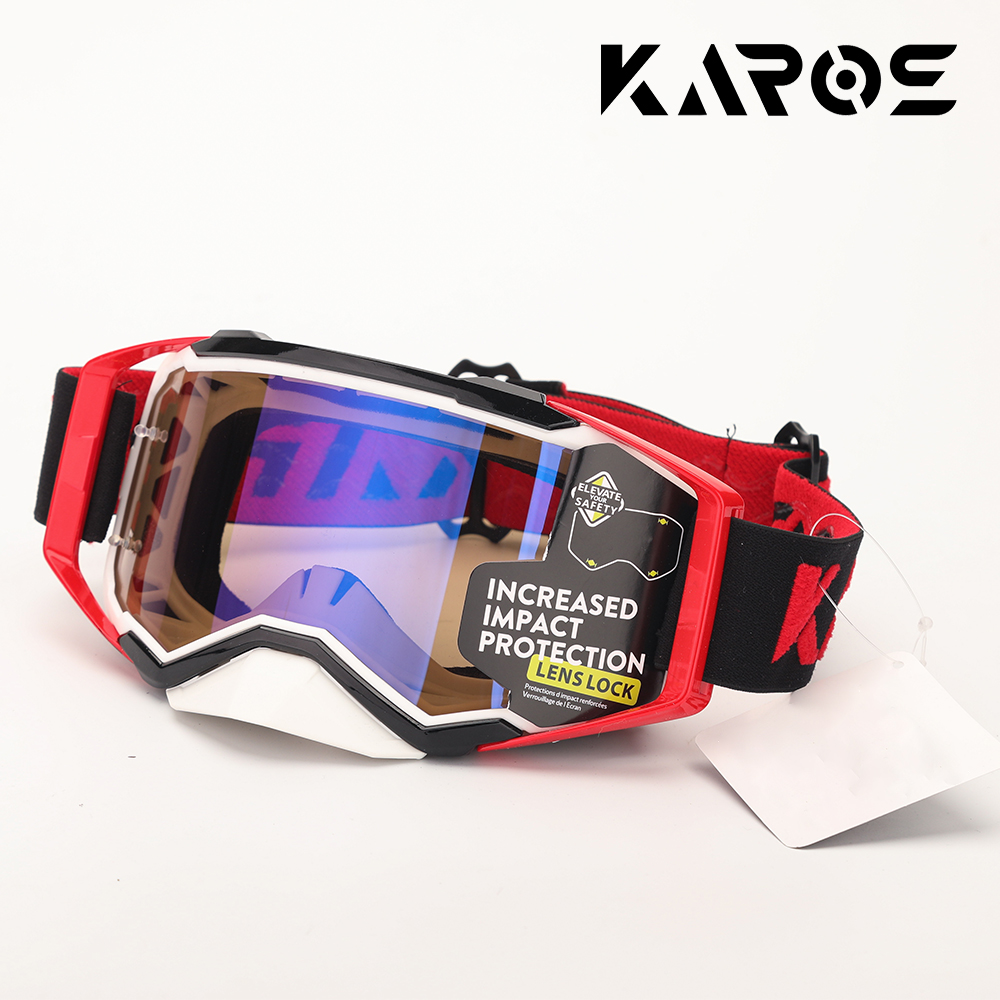 Mountain Biking Helmet - Karos Motocross Riding Goggles UV400 Windproof