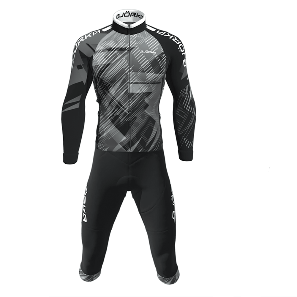 Mountain Biking Pants - Spring/Autumn Bjorka Cycling Long Sleeve Jersey