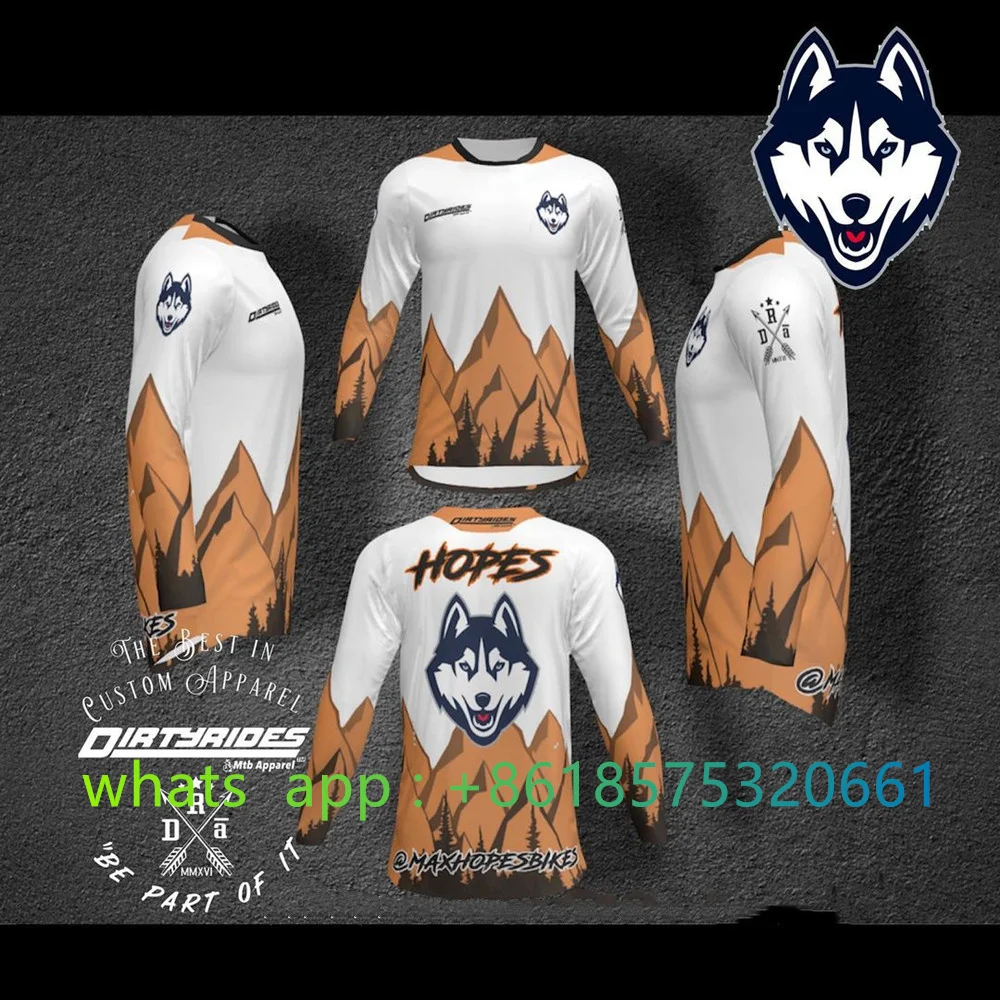 Enduro Moto Bicycle Jersey Sle - огляд і ціна Mountain Biking Gear For Men