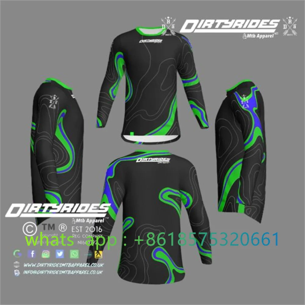 Enduro Moto Bicycle Jersey Sle - огляд і ціна Mountain Biking Gear For Men