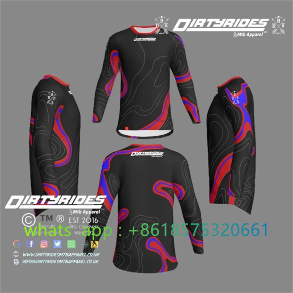 Enduro Moto Bicycle Jersey Sle - огляд і ціна Mountain Biking Gear For Men