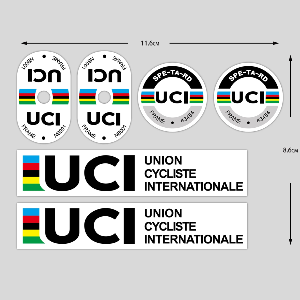 UCI Cycling Frame Stickers Dur - огляд і ціна Mountain Biking Helmet