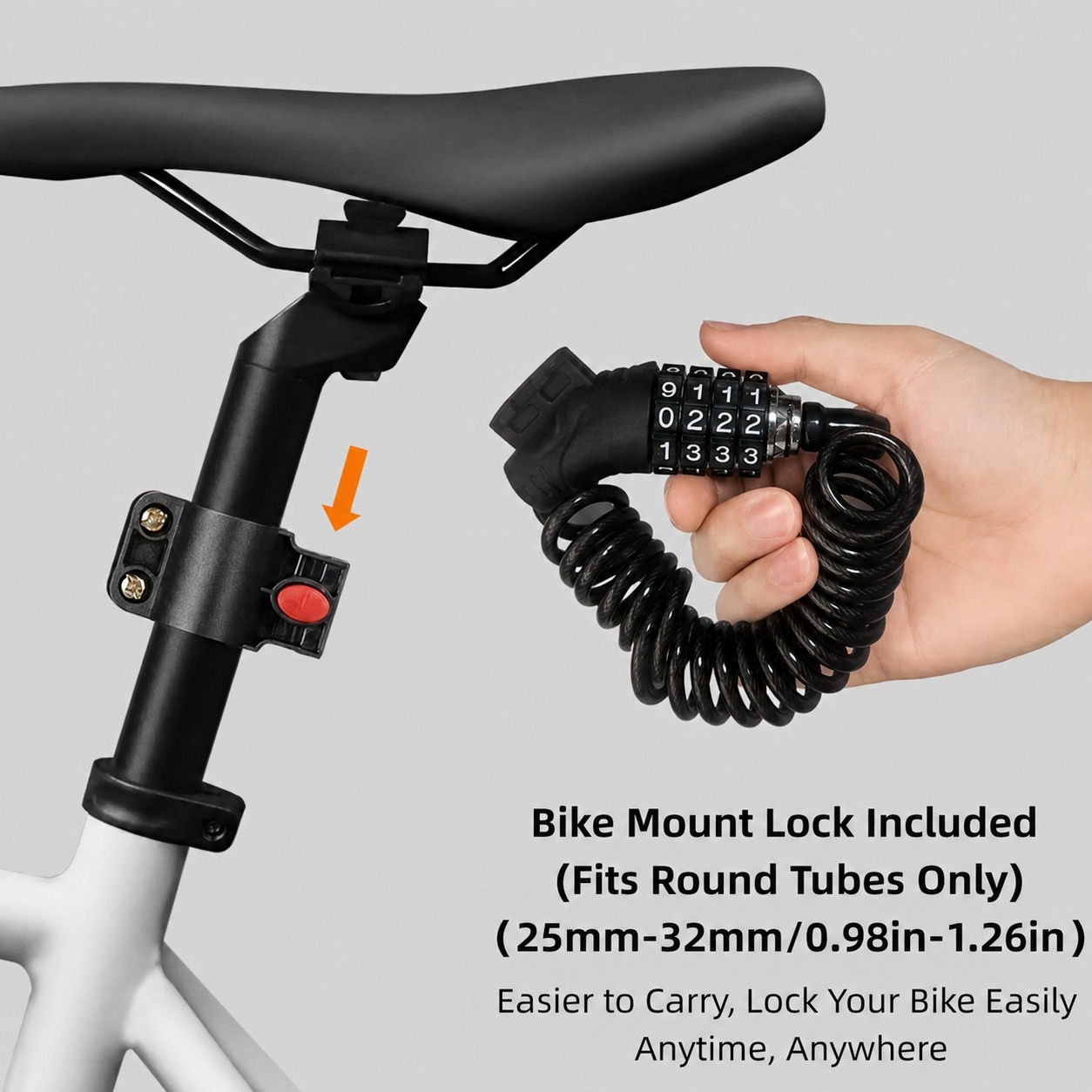 4-Digit Password Bike Lock Por - огляд і ціна Mountain Biking Helmet