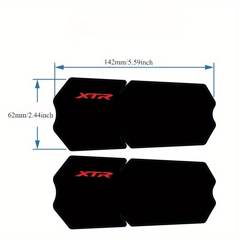 2D Flat Sticker 2pcs/XTR-M9100 - огляд і ціна Mountain Biking Helmet