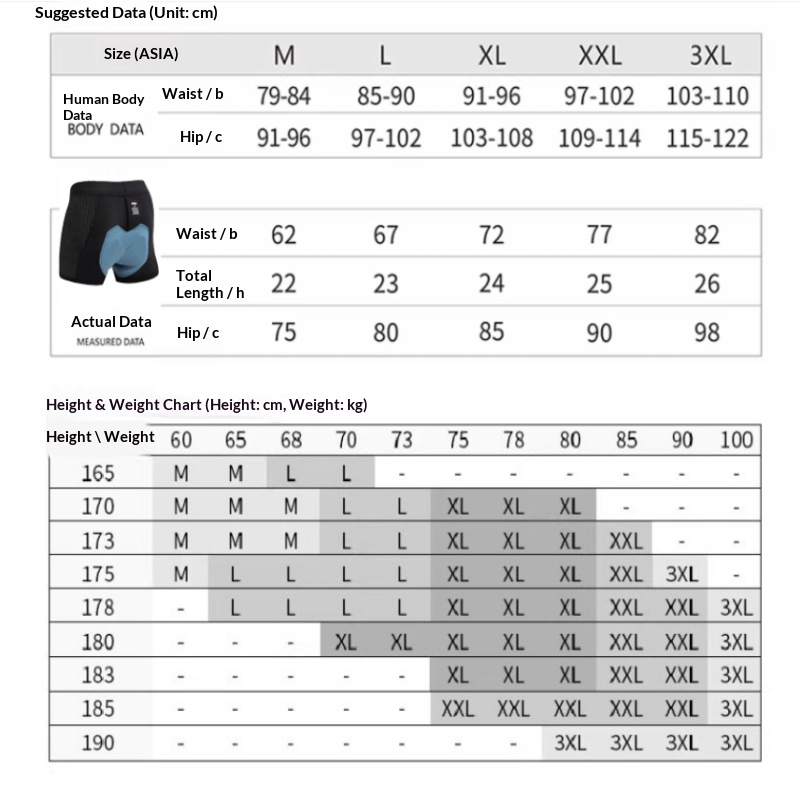 New Cycling Underwear High Den - огляд і ціна Mountain Biking Underwear