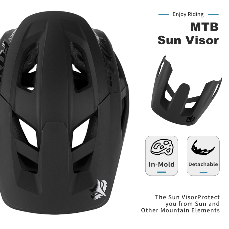 BATFOX Mountain Bike Helmet Ca - огляд і ціна Mountain Biking Gear For Men