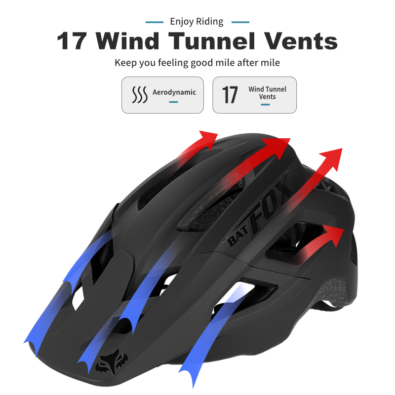 BATFOX Mountain Bike Helmet Ca - огляд і ціна Mountain Biking Gear For Men